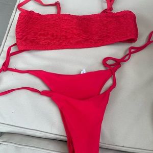 Red bikini